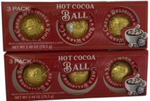 3 pack hot cocoa balls (pack of 2)