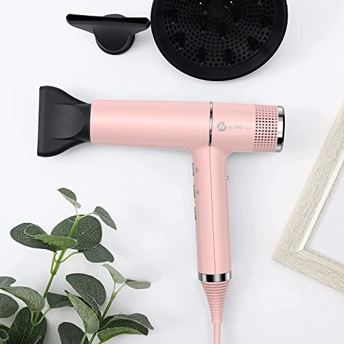 slopehill Hair Dryer with Unique Brushless Motor | Intelligent Fault Diagnosis | Innovative Microfilter | Oxy Active Technology | Led Display (Pink)