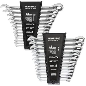 jaeger 26pc in/mm tightspot ratcheting wrench set - master set with inch & metric ratchet speed wrenches and a quick access wrench organizer - our standard in combination wrench sets from gear to tip