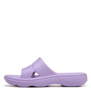 ryka womens restore recovery slide sandal, purple, 9 us
