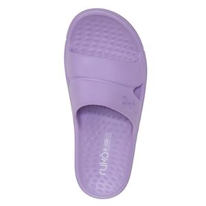 Ryka Womens Restore Recovery Slide Sandal, Purple, 9 US