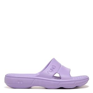 Ryka Womens Restore Recovery Slide Sandal, Purple, 9 US