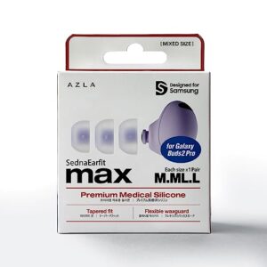 AZLA SednaEarfit MAX for Galaxy Buds2 Pro / 3 Pairs (Size M/ML/L)