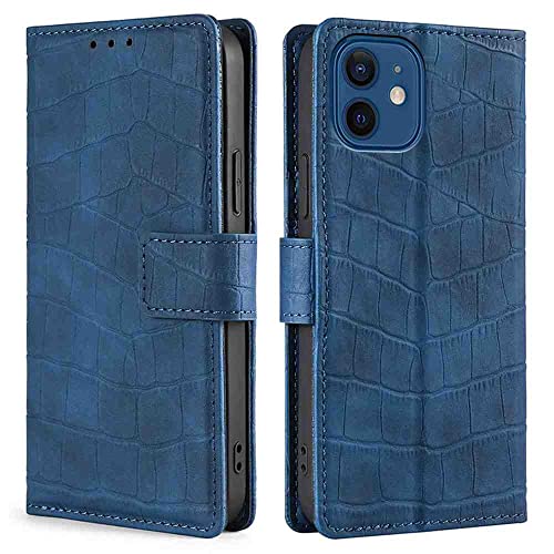 MojieRy Phone Cover Wallet Folio Case for Oppo REALME 7 PRO, Premium PU Leather Slim Fit Cover for REALME 7 PRO, 3 Card Slots, Good Design, Blue