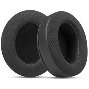 gvoears replacement earpads for audio technica ath m50x/m40x, hyperx cloud/alpha, steelseries arctis, turtle beach stealth earpads replacement, ear cushions also fit sony mdr-7506 series&more