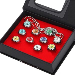 anime rings set for men, kids and accessories cosplay fans