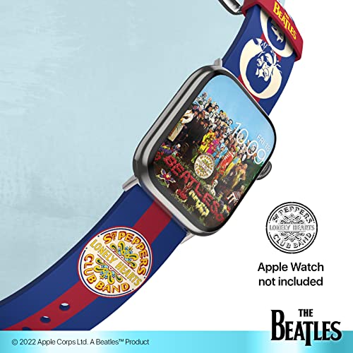 The Beatles - Sgt. Pepper's Lonely Hearts Club Band Smartwatch Band - Officially Licensed, Compatible with Every Size & Series of Apple Watch (watch not included)