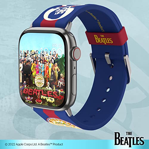 The Beatles - Sgt. Pepper's Lonely Hearts Club Band Smartwatch Band - Officially Licensed, Compatible with Every Size & Series of Apple Watch (watch not included)