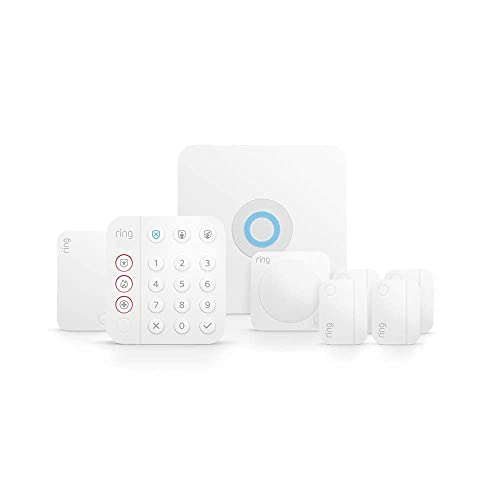 Certified Refurbished Ring Alarm 8-piece kit (2nd Gen) – home security system with optional 24/7 professional monitoring – Works with Alexa