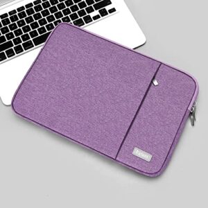 Egiant Laptop Sleeve 14-Inch,Water-Resistant Protective Fabric Case Compatible for HP Lenovo Acer Asus Dell 1 Chromebook Notebook, 14 Inch Computer Carrying Case with Accessory Pocket,Purple