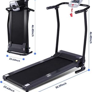 ANCHEER Treadmill Folding Treadmill for Home Electric Running Machine Installation-Free Walking Jogging Foldable Fitness Exercise Machine for Office & Gym Workout with 5” LED Display