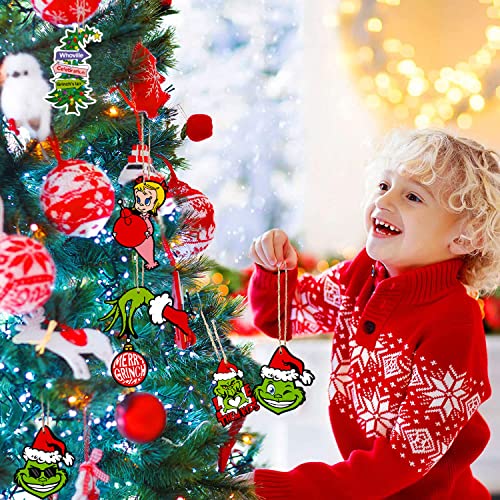 Christmas Tree Decorations - 30PCS Christmas Tree Hanging Ornament,Holiday Xmas Tree Party Indoors Home House Decor