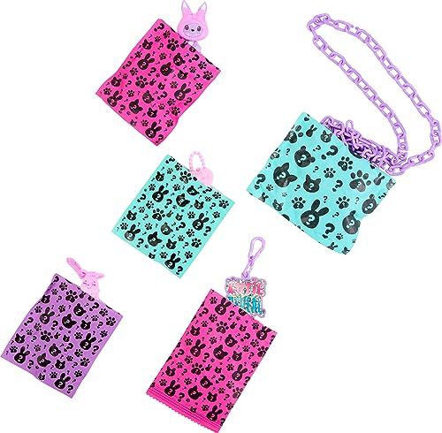 Barbie Cutie Reveal Travel Toys, Purse Collection with 7 Surprises Including Mini Pet & Color Change (Styles May Vary)