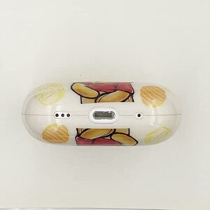 Case for Airpods Pro 2 Case Cover, Airpods Pro 2 Case and Lanyard+Earphone Cleaning Pen Cute Cartoon Personalized Custom Anime Design Airpod Case for Women Girls Wireless Airpods Pro 2 Case (Pooh)