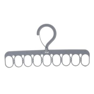 colcolo clothing hanger clothes drying rack drying hanger closet storage organization for pants, gray