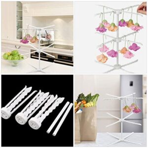 UPKOCH Plastic Pasta Drying Rack Collapsible Household Noodle Dryer Rack Hanging Fondant Gum Paste Flower Drying Rack Air Dry Stand Cake Decorating Tool Noodle Drying Stand