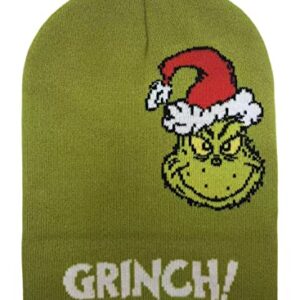 Bioworld Dr. Seuss The Grinch Who Stole Christmas Hat Character Cuff Beanie Cap Licensed New