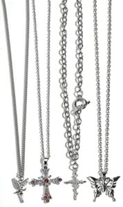 lirunqin y2k accessories cross necklace y2k accessories y2k necklaces y2k jewelry aesthetic necklace goth grunge necklaces