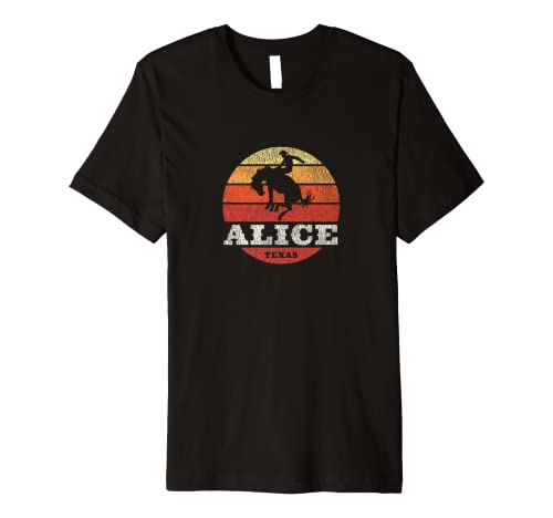 Alice TX Vintage Country Western Retro Premium T-Shirt