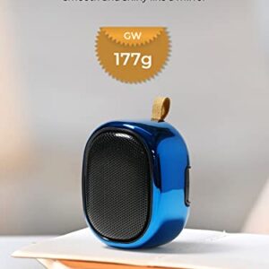 OROROW Small Bluetooth Speaker,Mini Portable Wireless Speaker,49-Foot Bluetooth Range,Enhanced Bass,Support TF Card,Bluetooth Speaker for iPhone,Travel,Hiking,Car,Gift(Blue)