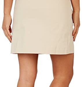 Coral Bay Petite 18 in. Solid Cateye Pocket Skort Medium Petite Tan