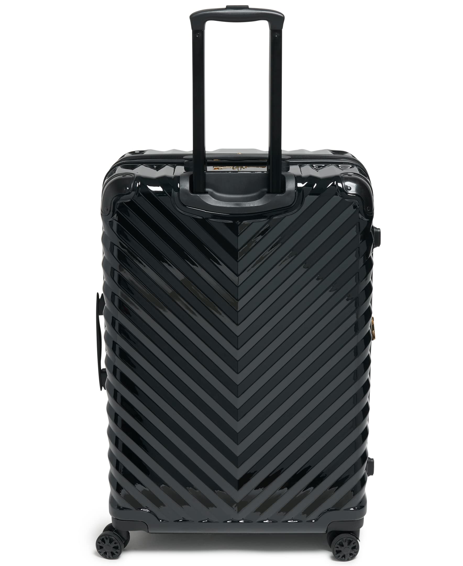 Karl Lagerfeld Paris Women's Suitcase Spinner Wheels Hardside, Deep Black, One Size