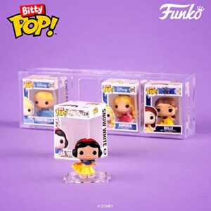 Funko Bitty Pop! Disney Princess Mini Collectible Toys - Cinderella, Snow White, Aurora & Mystery Chase Figure (Styles May Vary) 4-Pack