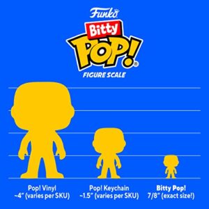 Funko Bitty Pop! Teenage Mutant Ninja Turtles Mini Collectible Toys - Leonardo, Michelangelo, April O'Neil & Mystery Chase Figure (Styles May Vary) 4-Pack