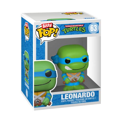 Funko Bitty Pop! Teenage Mutant Ninja Turtles Mini Collectible Toys - Leonardo, Michelangelo, April O'Neil & Mystery Chase Figure (Styles May Vary) 4-Pack