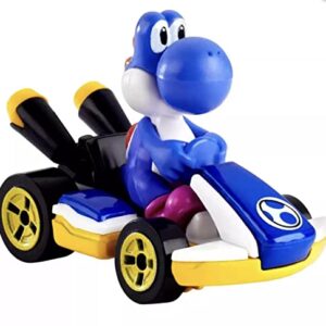 Hot Wheels Mario Kart Blue Yoshi Standard Kart