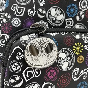 Loungefly Disney NBC Sugar Skull Jack Skellington Glow in the Dark AOP