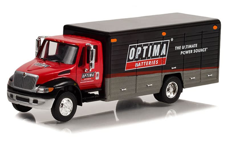 Greenlight 33240-C H.D. Trucks Series 24 - International Durastar 4400 Delivery Truck - Optima Batteries 1:64 Scale Diecast