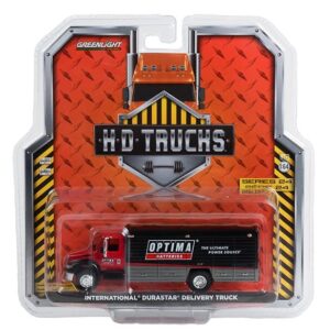 Greenlight 33240-C H.D. Trucks Series 24 - International Durastar 4400 Delivery Truck - Optima Batteries 1:64 Scale Diecast