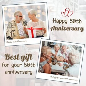 50th Anniversary Blanket Gifts Gift for 50th Wedding Anniversary Golden 50 Years of Marriage Gifts for Couple Wife Husband Dad Mom Parents Grandpa Grandma Grandparents Back in 1973 Blanket 60Lx50W