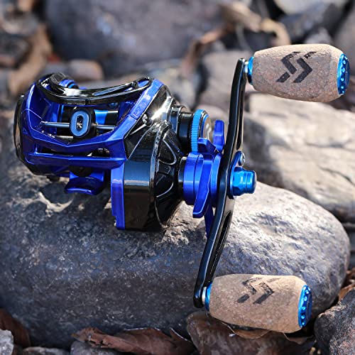 Sougayilang Baitcasting Reels, 7.3:1 Gear Ratio Fishing Reel with Magnetic Braking System- Right Handed