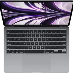 2022 Apple MacBook Air with Apple M2 chip (13-inch, 8GB RAM, 256GB SSD Storage) Space Gray (Renewed)