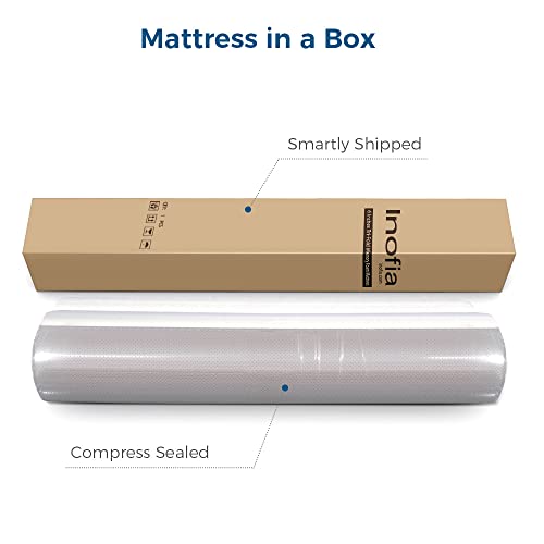 Inofia Folding Mattress, 4 Inch Memory Foam Trifold Mattress with Ultra Soft Bamboo Cover, Non-Slip Bottom & Breathable Mesh Sides, Foldable Guest Mattress, Single Size (75" x 25" x 4")