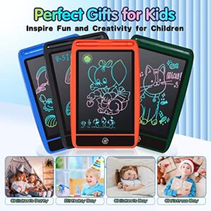 AOLDHYY 12 Pack LCD Writing Tablet for Kids 3 Years Old and up, 8.5 Inch Colorful Digital Drawing Pad LCD Doodle & Scribbler Boards Sketch Tablet Electronic Notepad Learning Pad for 3 4 5 6 Year Old Boys