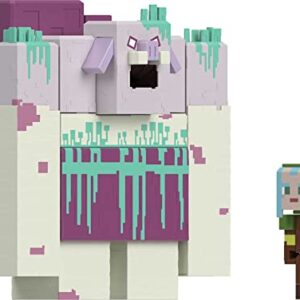 Mattel Minecraft Legends Action Figure, Devourer With Slime Attack Action & Accessory, Collectible Toy, 3.25-Inch