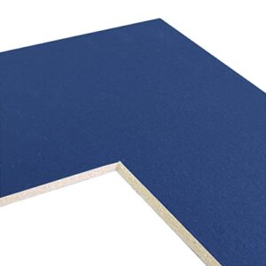 craig frames b334 pre-cut mat board for 20x30 print, 24x36, bottle blue