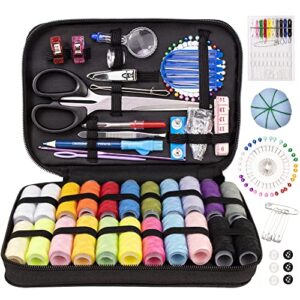 talerluv needle and thread sewing kit for adults, basic hand sewing starter set for beginner, travel, small fixes and emergency repairs, diy sewing tools supplies