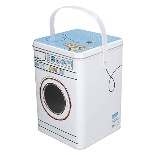 Laundry Detergent Container, Cartoon Pattern Washing Powder Container Iron Material for Storage