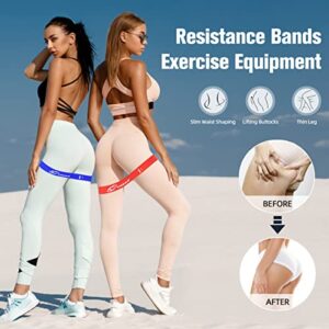 Resistance Bands for Working Out,Set of 5 Resistance Loop Exercise Bands,Elastic Workout Bands for Women and Man Home Gym Yoga Strength Training Exercise Equipment Essentials Fitness Accessories