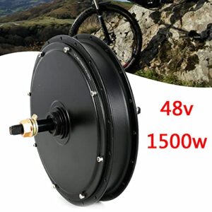 TQSHOoP Electric Bike Brushless Gear Hub Rear Wheel Motor, 48V 1500W E-Bike Hub Motor