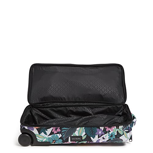 Vera Bradley Women's Recycled Ripstop Foldable Rolling Duffel Bag, Island Floral, One Size