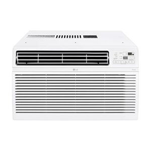 lg 14000 btu window air conditioners [2023 new] remote control wifi enabled app ultra-quite washable filter cools 800sq.ft for large room ac unit air conditioner easy install white lw1521ersm1