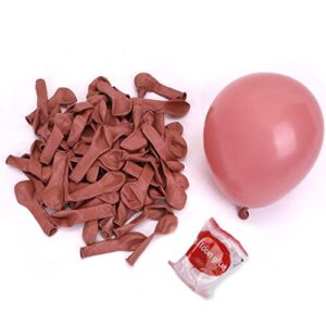 120pcs dusty pink 5 inch dusty pink latex party balloon chrome balloons for wedding engagement baby shower anniversary party decors gender reveal fuchsia balloons blush pink balloon for birthday party