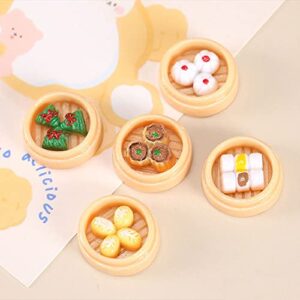 150 Pieces Miniature Food Drink Bottles Soda Pop Cans Pretend Play Kitchen Game Party Accessories Toy Hamburger Cake Ice Cream Tableware for 1/12 Doll House