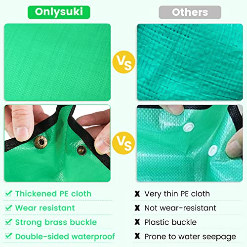 Onlysuki 39.5" X 31.5" Large Repotting Mat for Indoor Plant Transplanting and Dirt Control Portable Potting Tray Plant Gifts for Plant Lovers Gardening Gifts for Women & Men