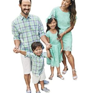 The Children's Place,Family Matching Dresses, Mommy and Me,Girls,Aqua Lace,3T